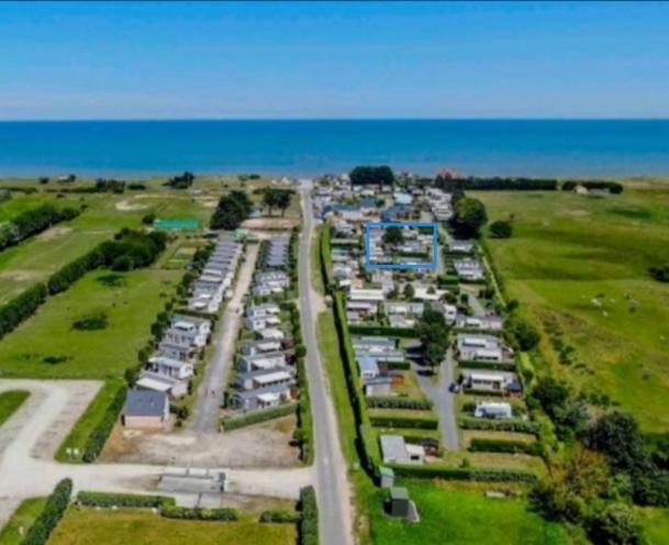 Mobile-Home 100M Plage Utah Mme Surget Sainte-Marie-du-Mont  Esterno foto
